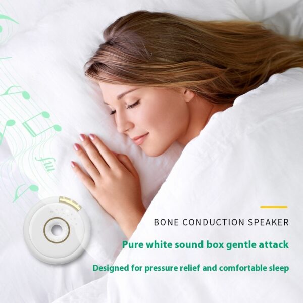 Bone Conduction Bluetooth Speaker Mini White Noise Improve Sleeping - Image 5