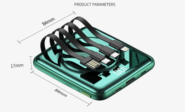 20000mAh Fast Charging Power Bank Mini Portable - Image 2
