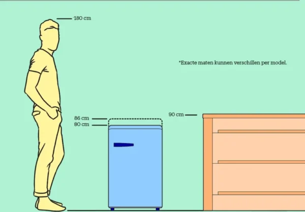 WHIRLPOOL - Freestanding table-top refrigerator W55RM1110W - Image 7