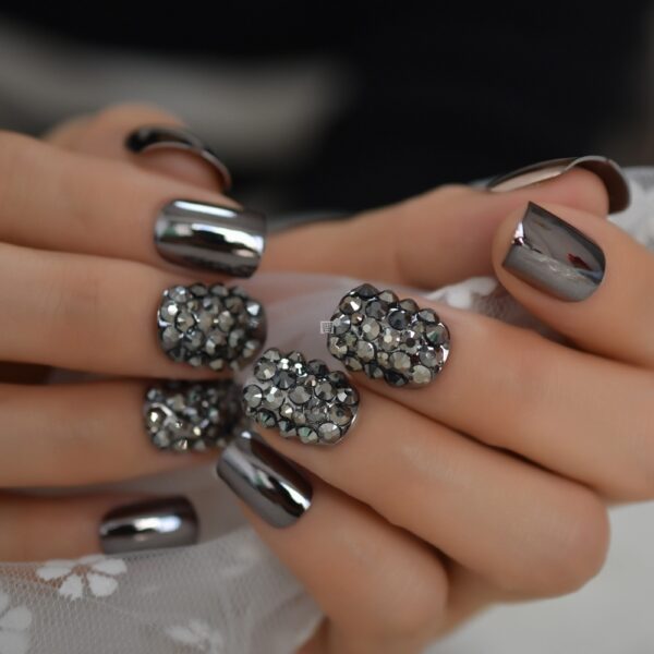 Metal false nails for women - Image 4