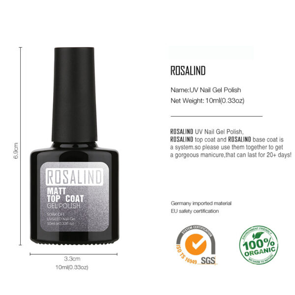 Nail Nail Polish Gel Soaks Dull Surface Permanently - Image 6